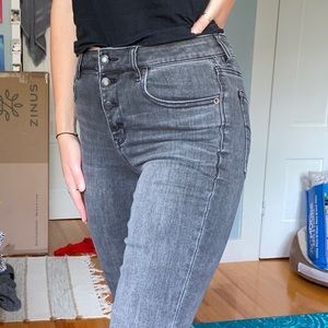 AE hi-rise crop flare jeans